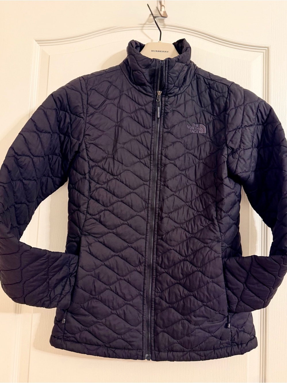 The North Face ThermoBall Women’s Black Full Zip Quilted Puffer Jacket Sz S/P